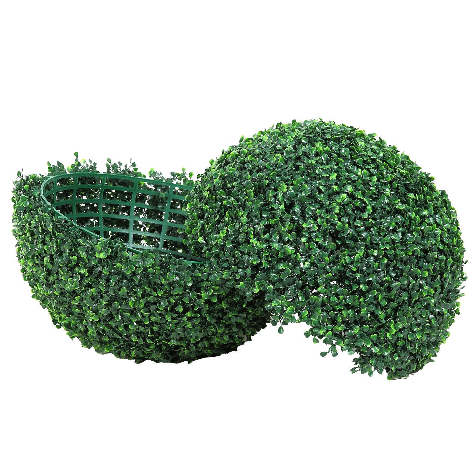 Artificial Topiaries Boxwood Trees,  Ball-Shape Faux Topiaries Plant, All-year Green Feaux Plant Decorative Balls Balcony,Garden, Wedding And Home