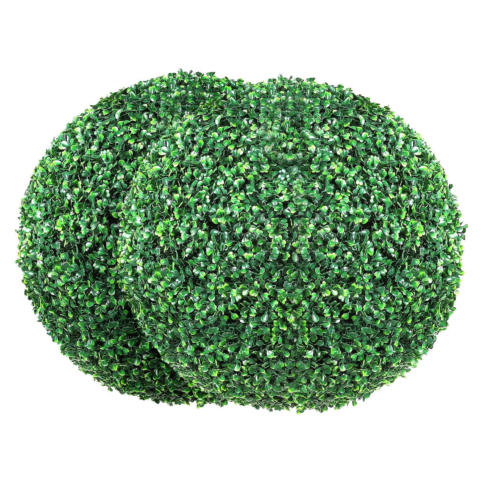 Artificial Topiaries Boxwood Trees,  Ball-Shape Faux Topiaries Plant, All-year Green Feaux Plant Decorative Balls Balcony,Garden, Wedding And Home