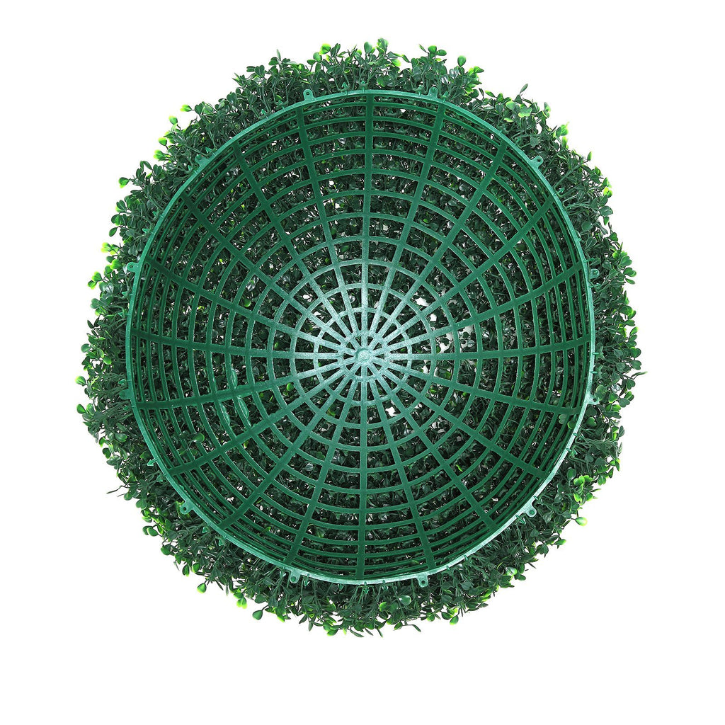 Artificial Topiaries Boxwood Trees,  Ball-Shape Faux Topiaries Plant, All-year Green Feaux Plant Decorative Balls Balcony,Garden, Wedding And Home